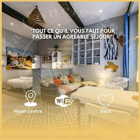 Appartement Le Chineur-hyper Centre-near Station-wifi *